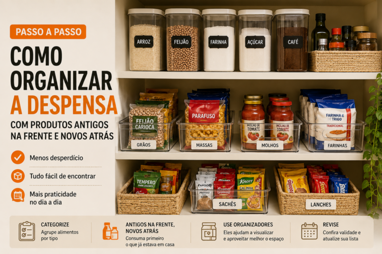 Como organizar a despensa e aproveitar melhor o espaço