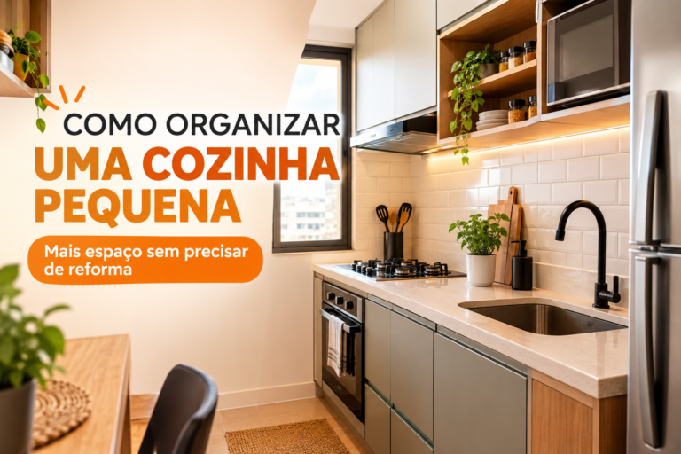 Como organizar uma cozinha pequena e aproveitar melhor o espaço