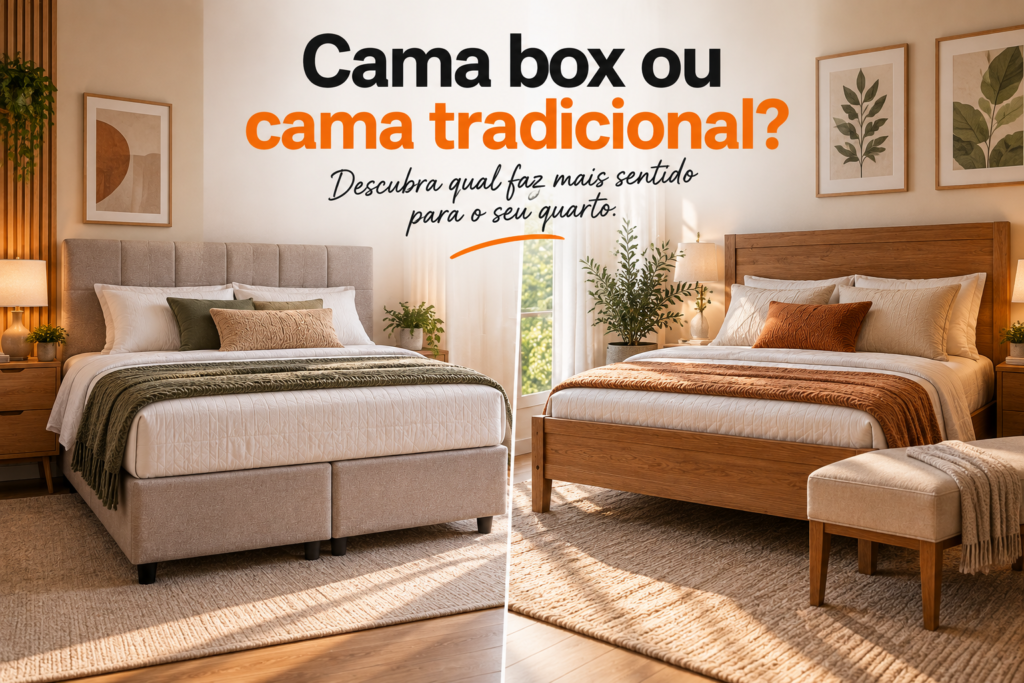 Cama box ou cama tradicional: qual escolher para o quarto?