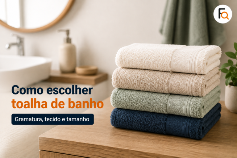 Como escolher toalha de banho por gramatura, tecido e tamanho