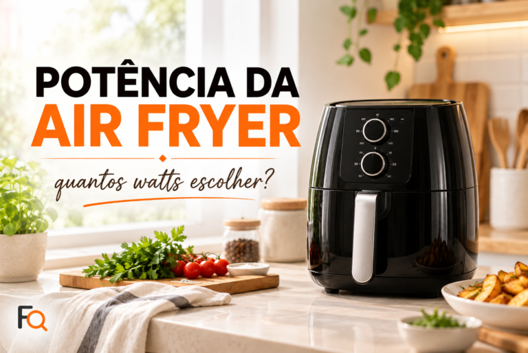 Potência da Air Fryer e quantos watts escolher antes da compra